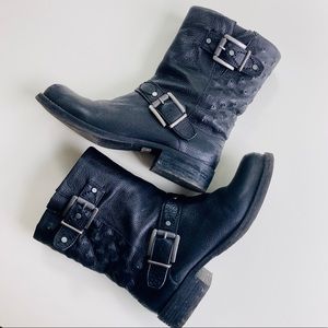 Detailed Black Boots